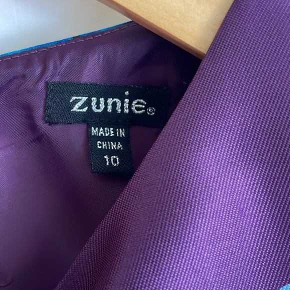 Zunie Mercado Floral Fit & Flare Dress Size 10 - Picture 2 of 14